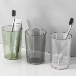 60 Pks Plastic Transparent Gargle Cup