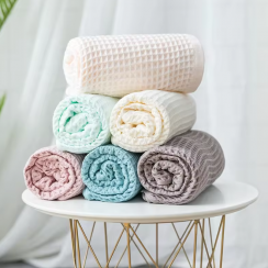 12Pks Home Waffle Super Absorbency Towel