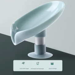 20 Pks Leaf Shape Drainage Soap Box