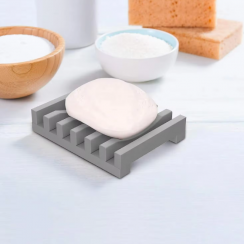 42 Pks Durable Silicone Self Draining Bar Soap Dish